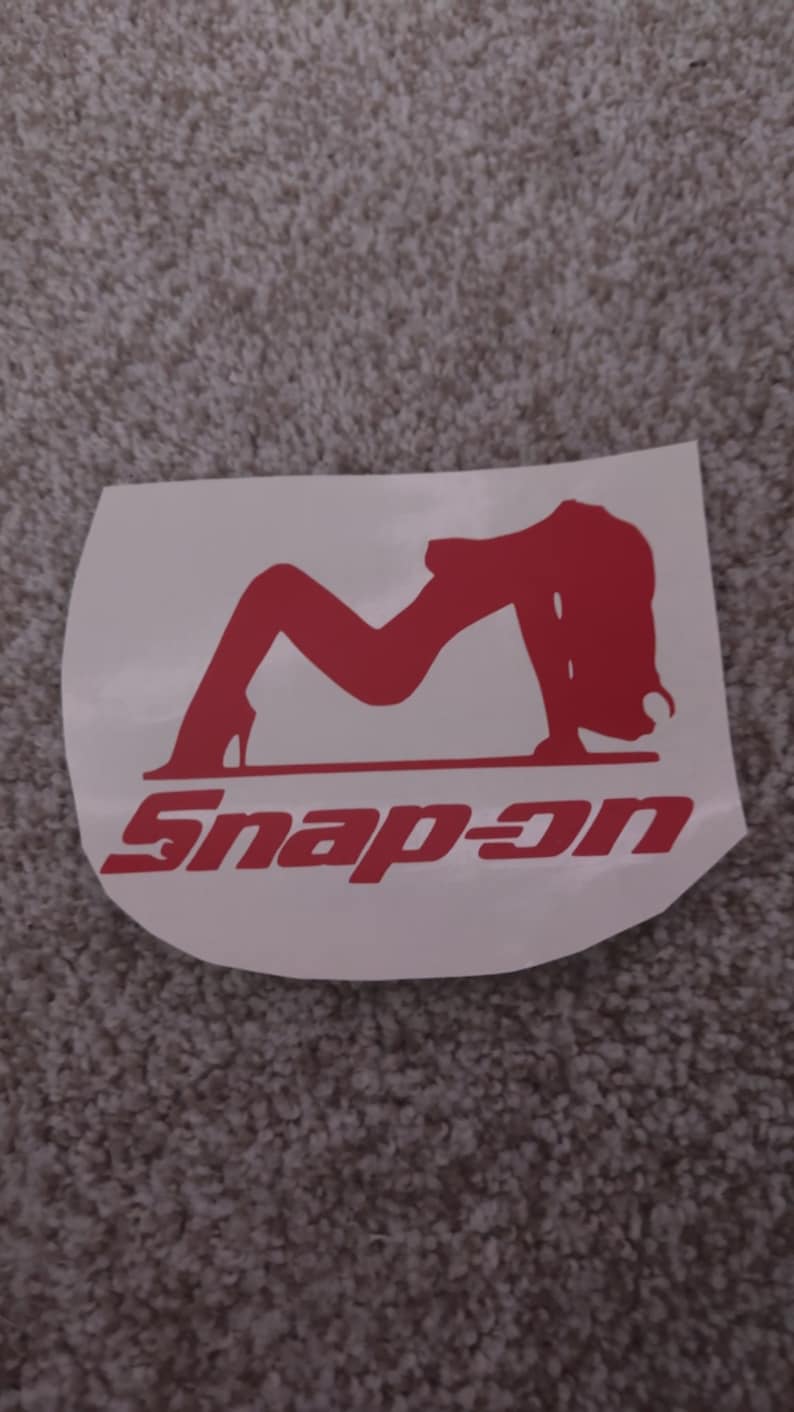 Snap on Girl /truck Decal/car Decal/squatted Truck Decal Etsy