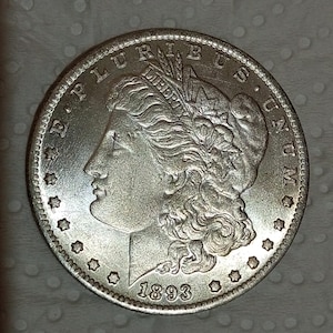 1893-S Morgan Silver Dollar - Rare Coin for Collectors, commemorative coin Ideal for Gifts & Antique Coin Collections "COPY COIN"