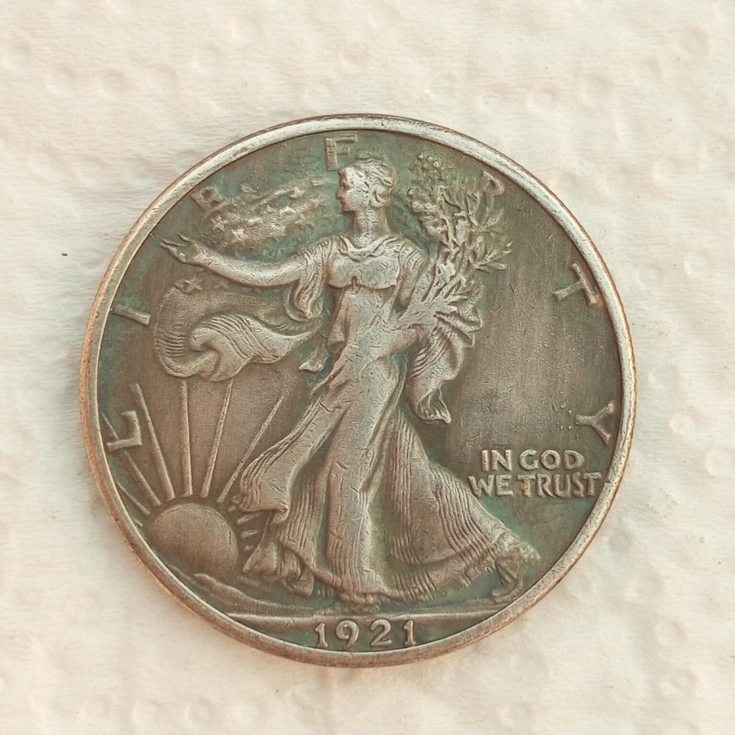 1921年モルガン・ダラー1ドル90%銀貨7枚 モルガンダラー1921年ピースダラー