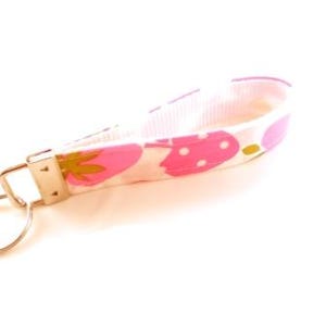 Strawberry Wristlet/Key Fob