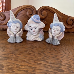 Blue Clown Figurines & Knick Knacks - Etsy