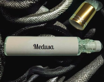 Medusa | Lore Inspired Perfume -pink grapefruit, goji berries, lemon, apple blossom, daisies, lilies, cyclamen petals, musk, blonde woods
