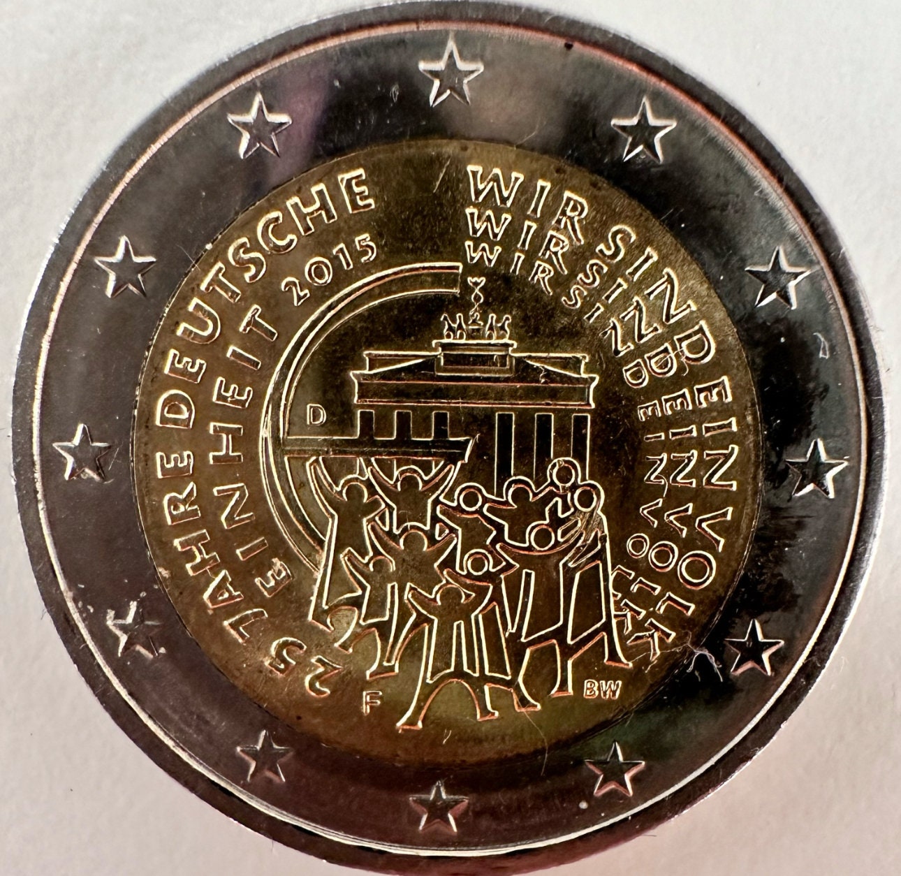 2 Euro Münze 25 Jahre Deutsche Einheit 2015 - Etsy.de