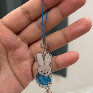バニーシュリンクプラスチックキーホルダー