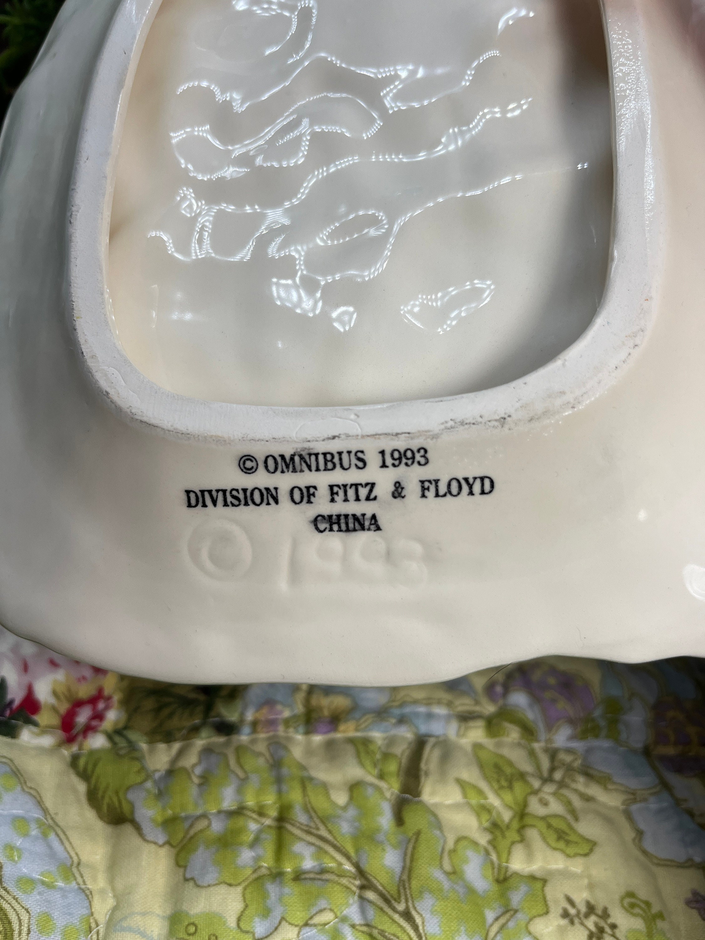 Vintage Fitz and Floyd Devonshire Rabbit, Hand Painted Easter Bunny ...