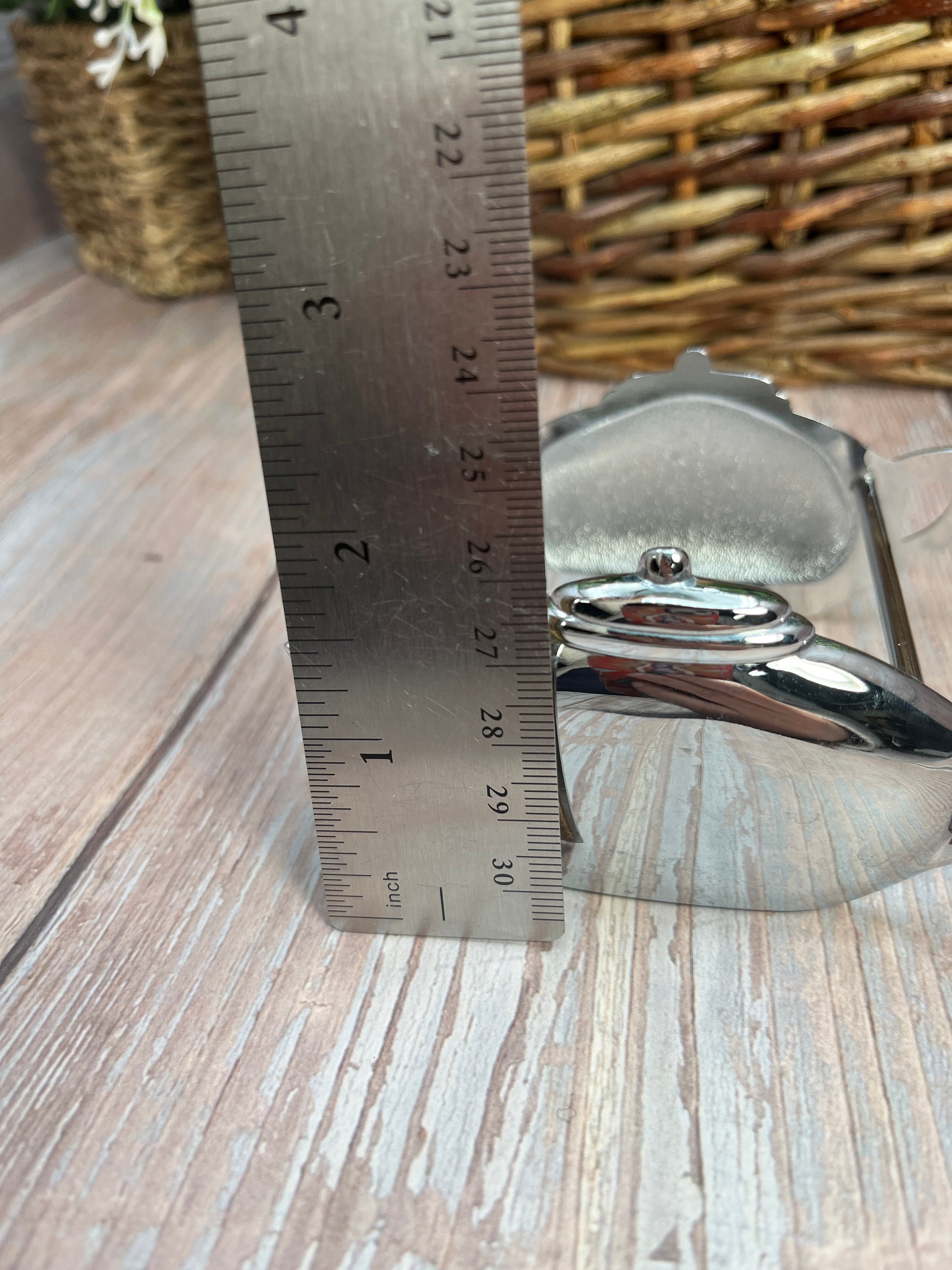 Vintage Stainless Steel Tea Bag Caddy, Teapot Shaped Tea Bag Holder