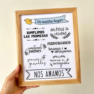 Inspirierende Familie Werte Digitaldruck für gemütliches Zuhause, druckbare Familie Werte Zitat Kunst - A4 / Letter, minimalistische Wohnkultur druckbar