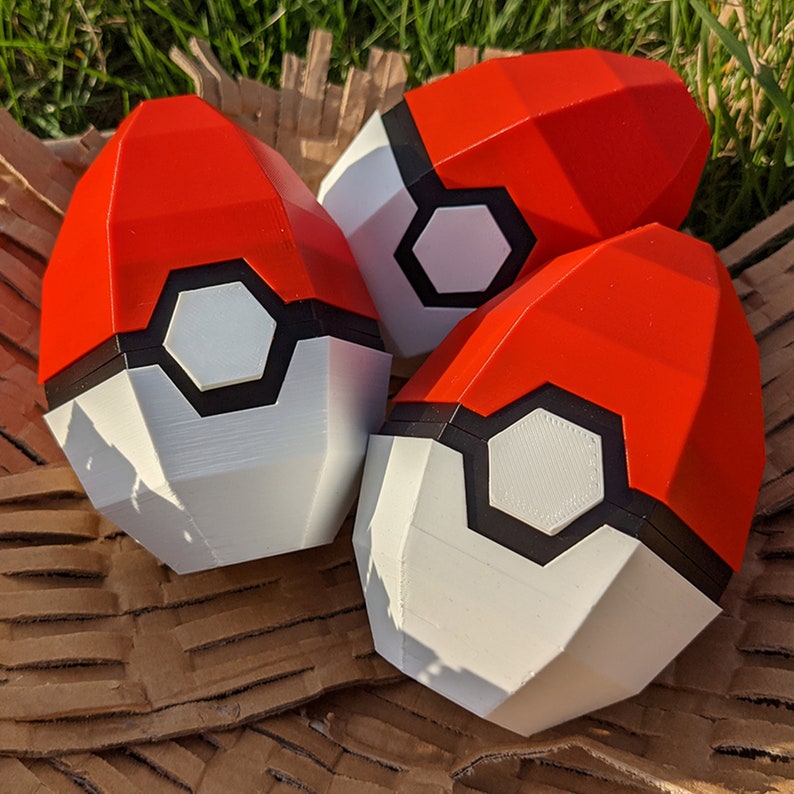 Pokemon Style Easter Egg Box Easter Gift Decoration image 3