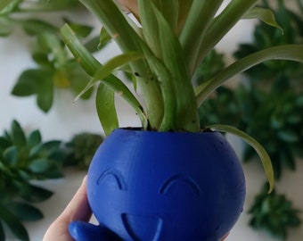 Oddish Planter - Pokemon Inspired 3D Printed Planter for House Plants