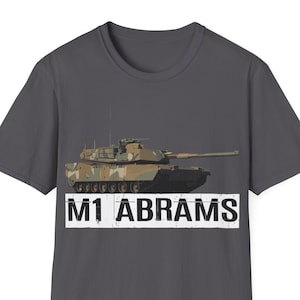 M1 Abrams T-Shirt, M1 Abrams Tank T-Shirt, Tank Tshirt, Panzer T-Shirt, Army Shirt, Military T-Shirt, Military Shirt, ww2