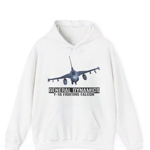 F-16 Fighting Falcon Hoodie, F16 Fighter Jet Hoodie, Fighter Aircraft, Military Gift, Fighter Plane Hoodie, Aviation Hoodie