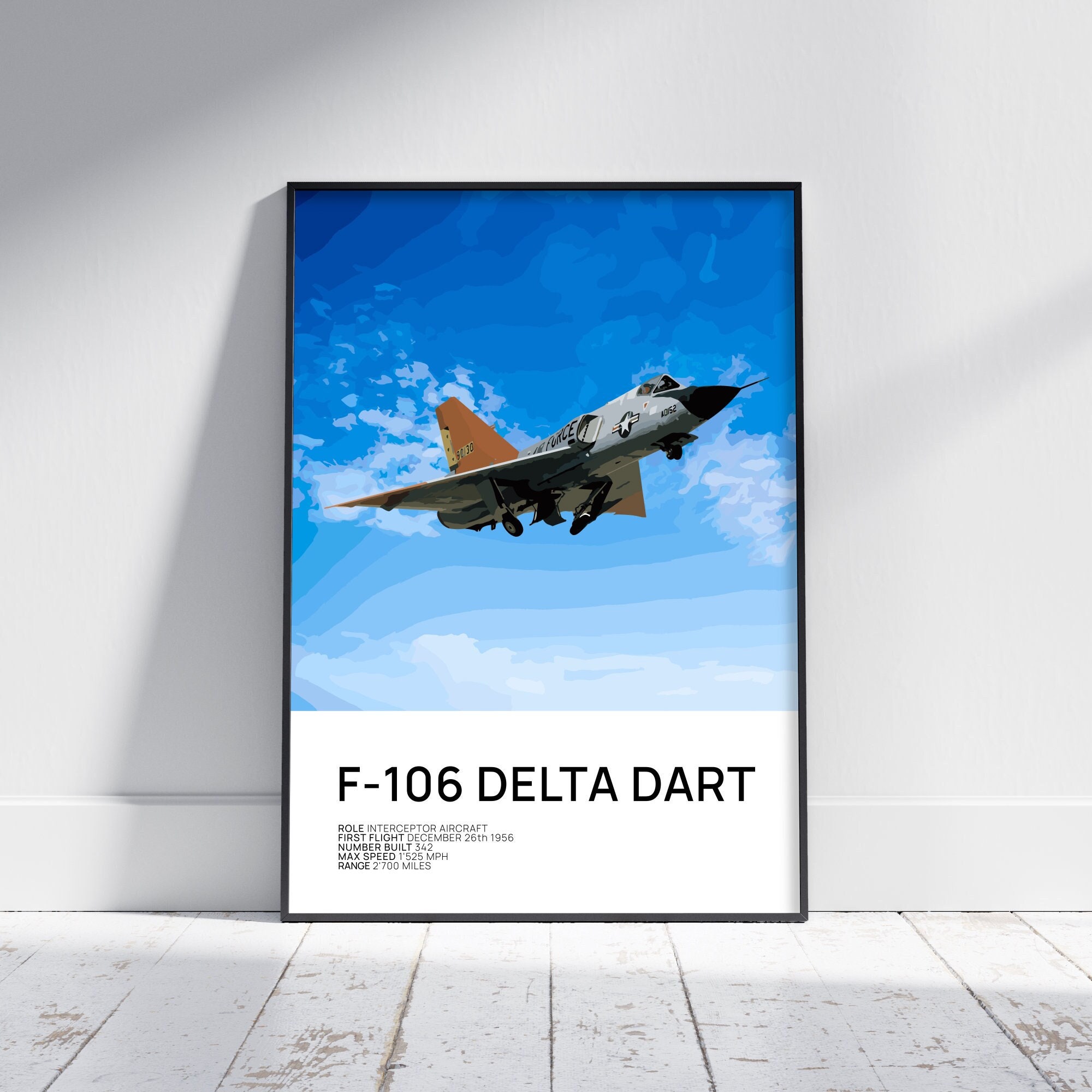 F-106 Delta Dart Interceptor Fighter Plane T Shirt Gift F-106 Delta Dart Interceptor Fighter Plane T Shirt Gift