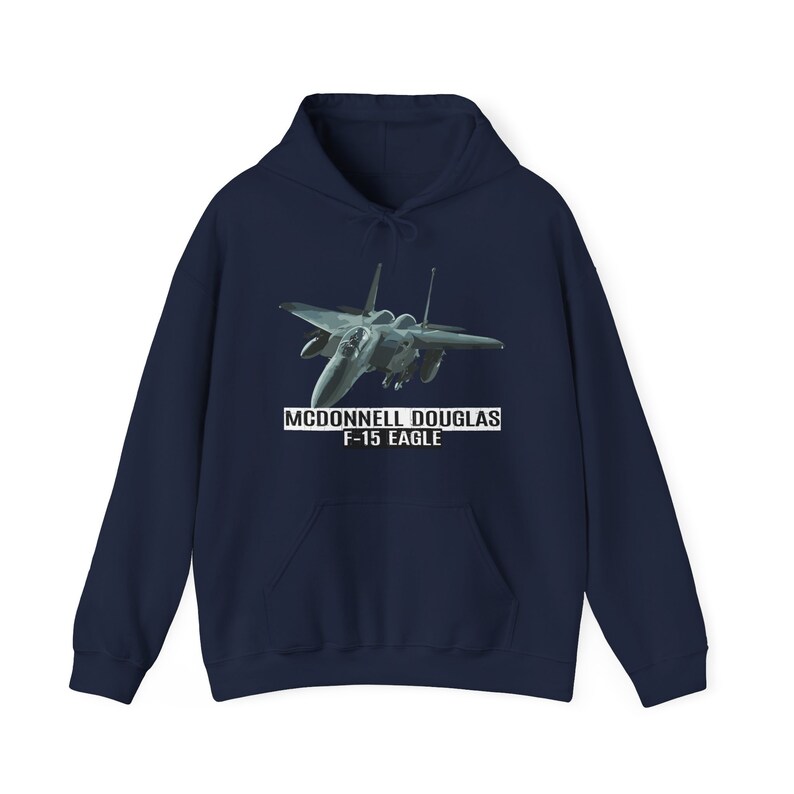 F-15 Eagle Hoodie F15 Eagle Fighter Jet Hoodie F15 Hoodie Fighter Aircraft Military Gift F15 Eagle Hoodie Fighter Plane Hoodie Aviation image 4