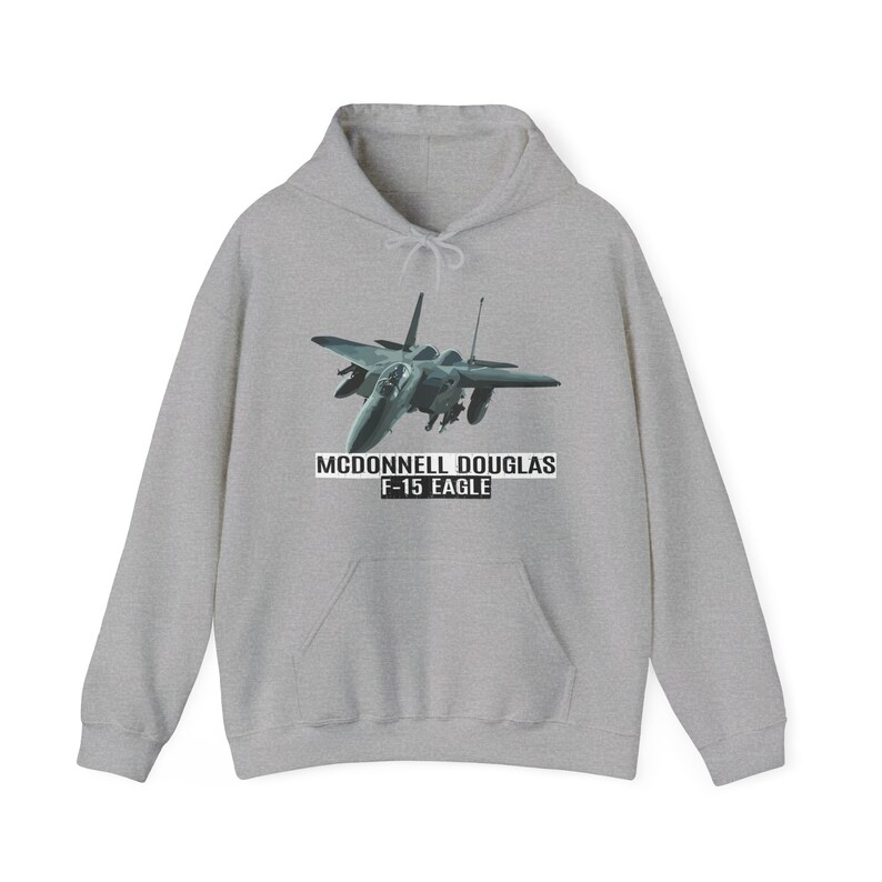 F-15 Eagle Hoodie F15 Eagle Fighter Jet Hoodie F15 Hoodie Fighter Aircraft Military Gift F15 Eagle Hoodie Fighter Plane Hoodie Aviation image 5