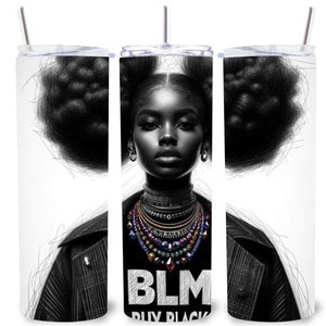 Black Girl Magic Digital Art - Empowering Illustration Download