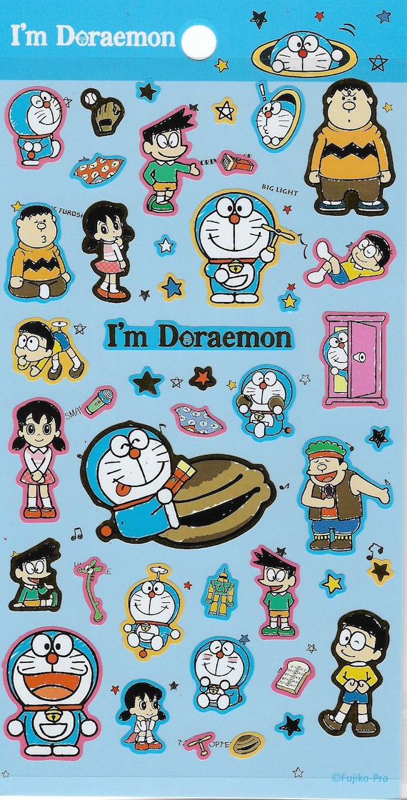 Official Sanrio Stickers - I'm Doraemon - Etsy