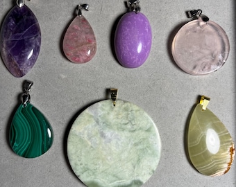 Stone pendants