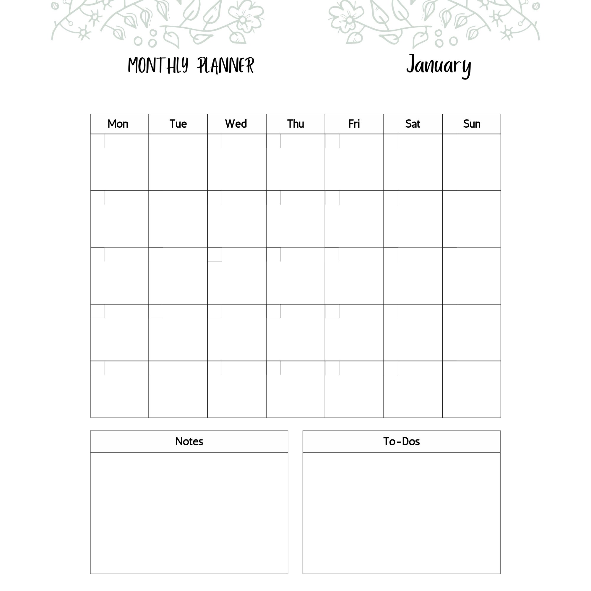 2024 Everything Planner | Printable Pdfs for Daily, Weekly, Monthly ...