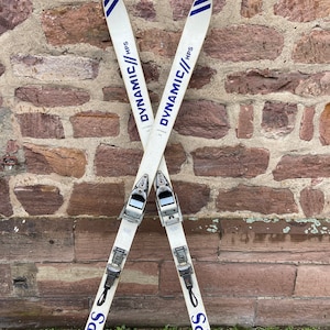 vintage wooden ski 60s/70s Dynamic French Old ski chalet decoration