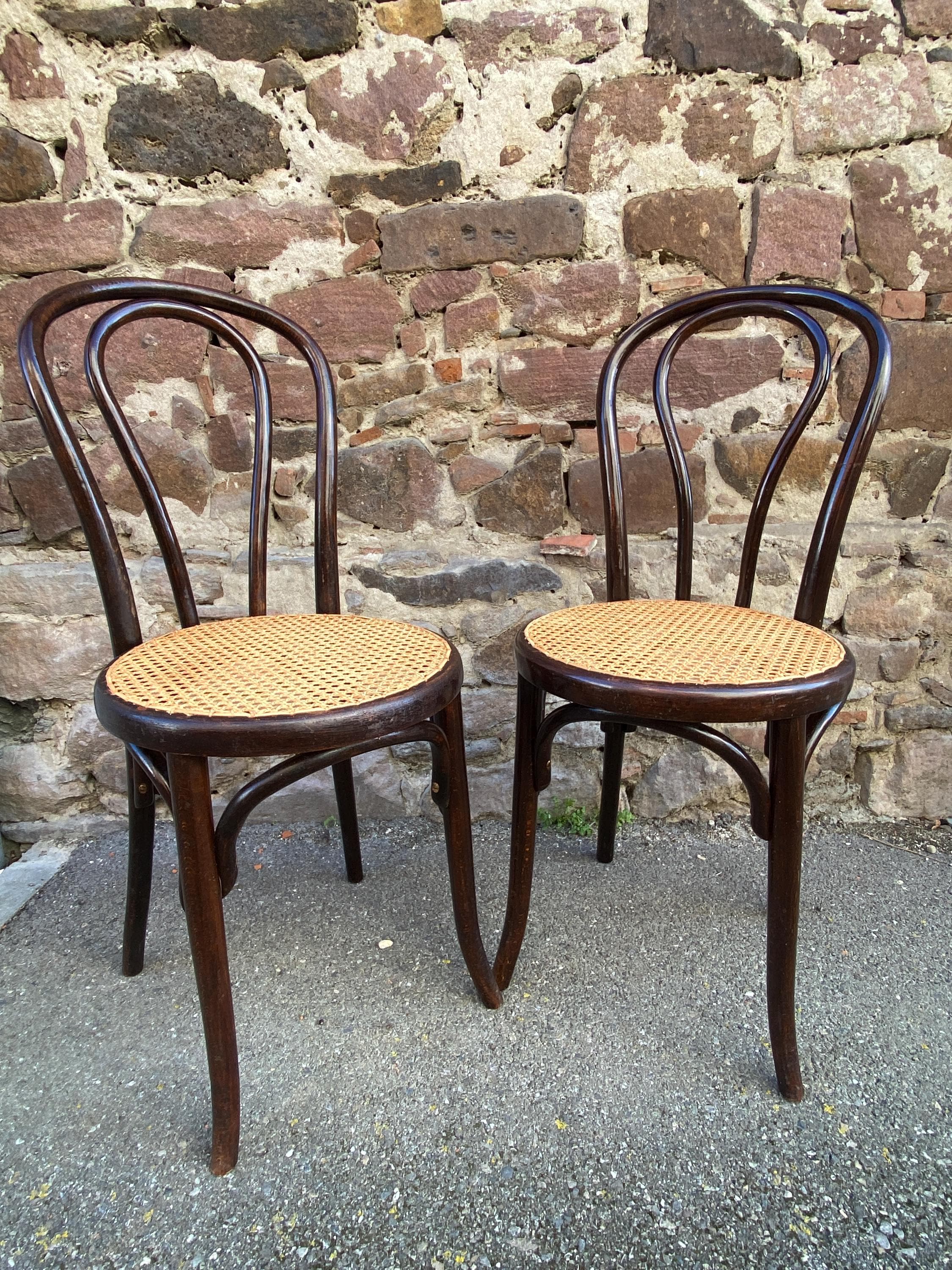 Set 2 Thonet Chairs - Etsy Canada