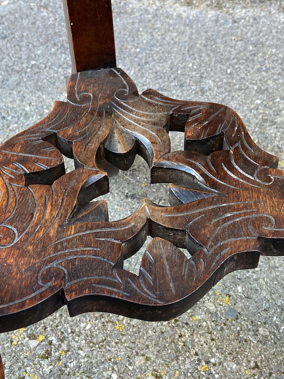 コロニアルスタイル台座テーブル インドシナ アジア ヴィンテージ 1930