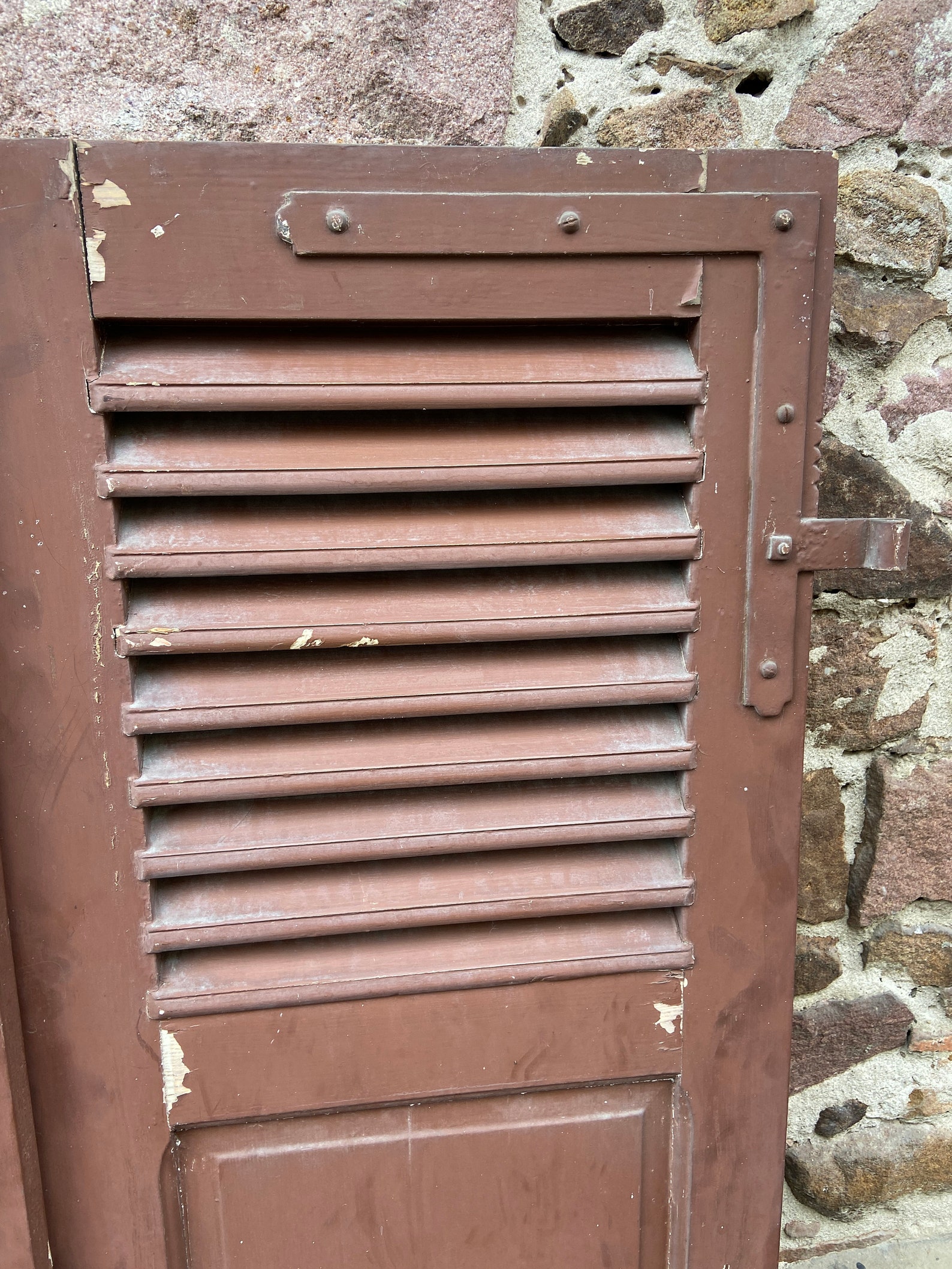 Pair of Vintage Shutters Shutters Screen Headboard Decoration - Etsy
