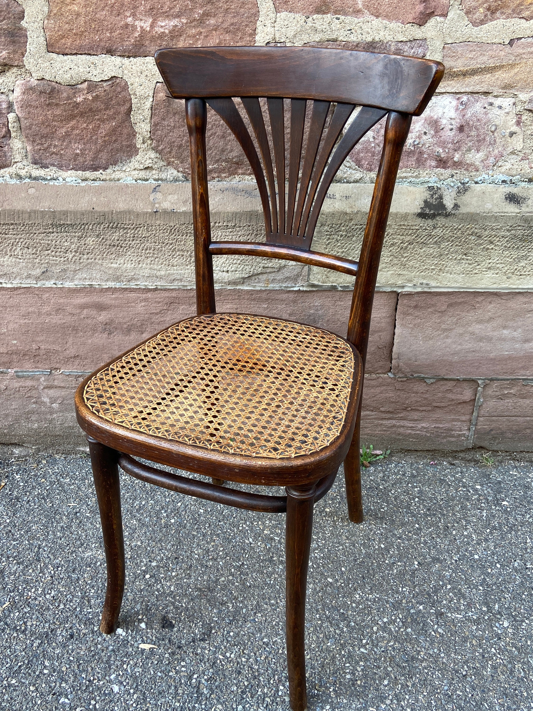 大特価 Chair Bistro Cafe 1910s Bentwood Wood Curved 221 Nr Thonet 家具
