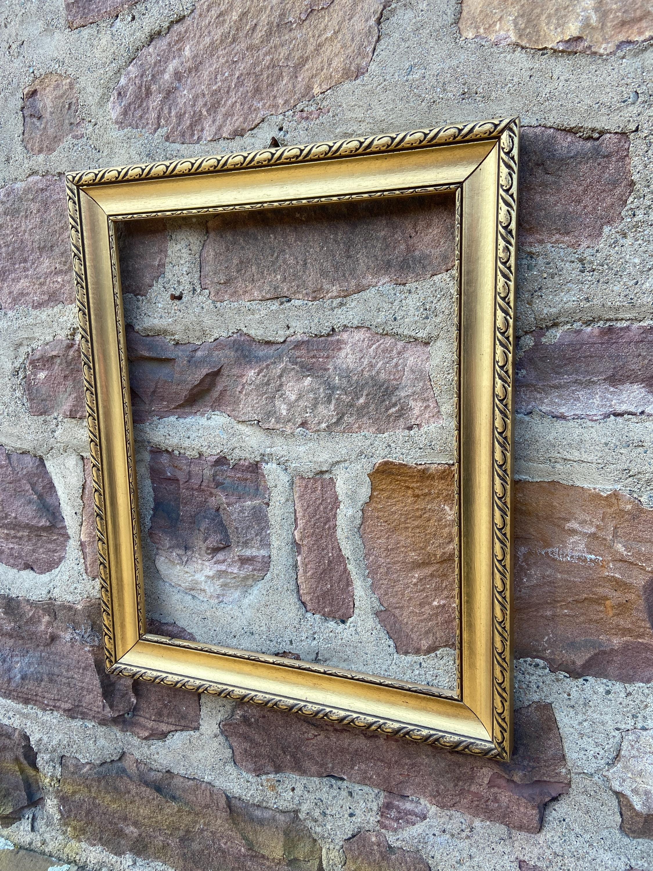 ヴィンテージ ゴールドフレーム ゴールデン フォトフレーム 1960