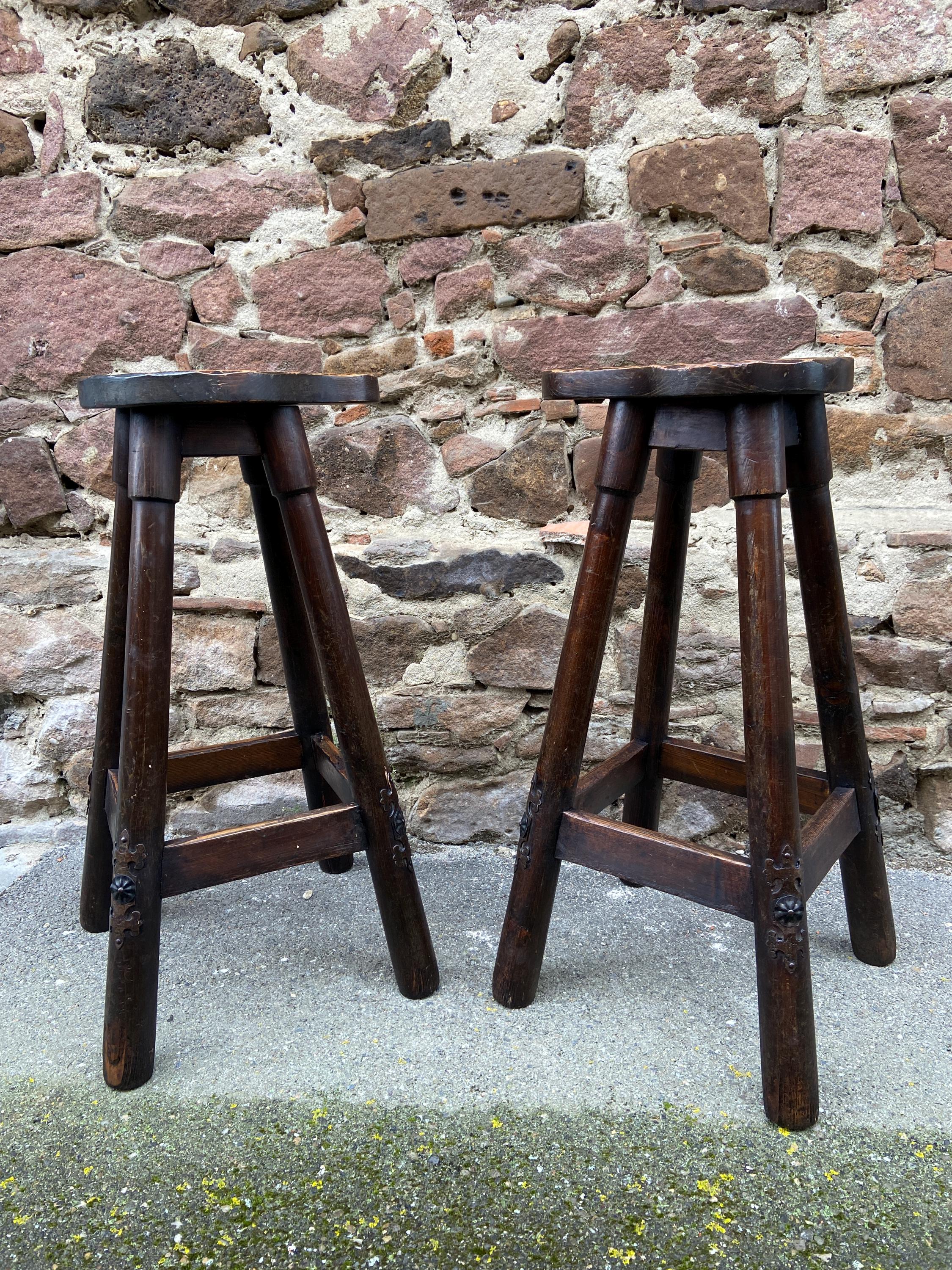 VINTAGE スツール　スイスヴィンテージ Stool / スツール【B】〈椅子・アンティーク・ヴィンテージ