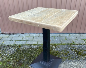 pedestal table iron metal garden bistro 70 s vintage metal iron table garden patio table terrace