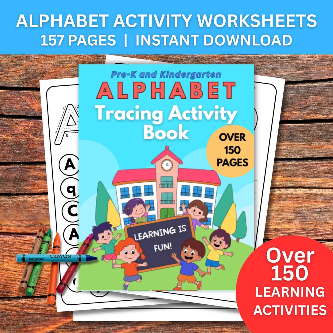 Printable Alphabet Tracing Workbook for Kids - Fun Learning ...