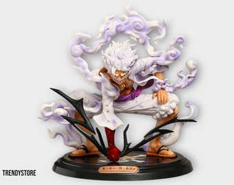 One Piece Figure Exclusivité Luffy - Ensemble de figurines Luffy, modèle de collection en PVC, 20 cm - Cadeau unique pour les fans d'anime