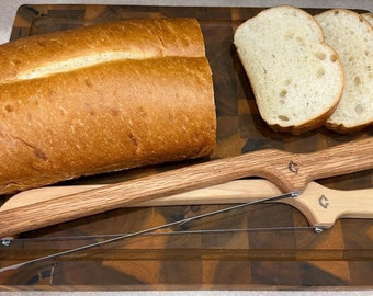 Handcrafted Hardwood Bread Knife: Sourdough Bread Bow