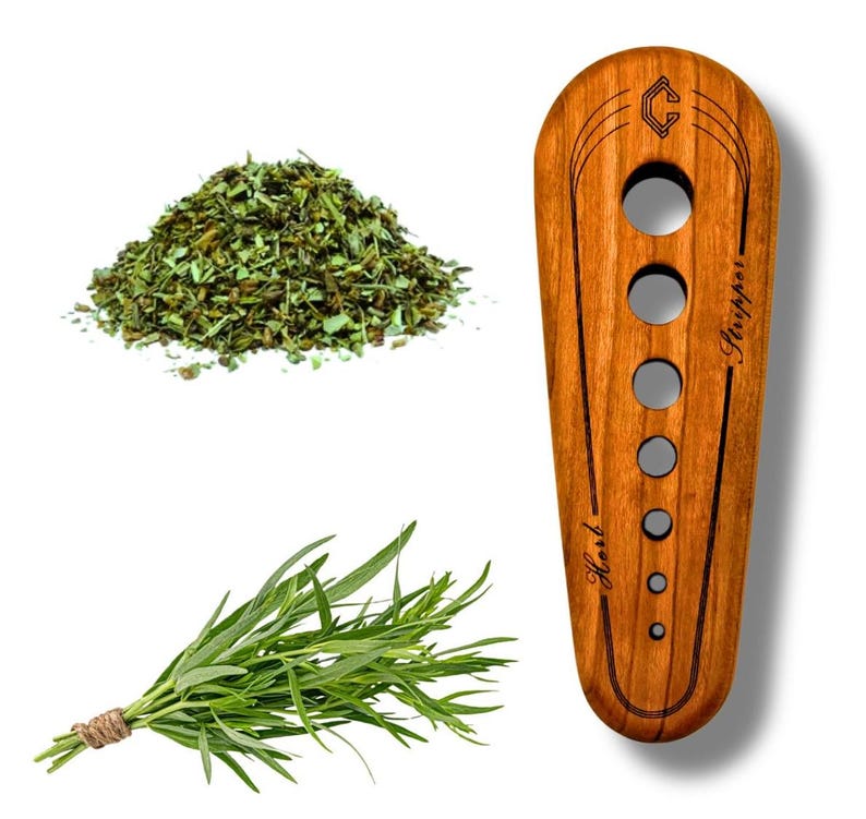 Handmade Cherry Herb Stripper: Kitchen Gardening Tool image 7