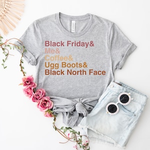 Maglietta del Black Friday: Caffè, Stivali, Maglietta North Face