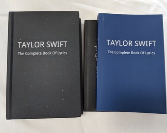 The Complete Book of Taylor Swift Lyrics, Taylor's Book Of Lyrics, Special Gift For Her