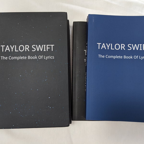 The Complete Book of Taylor Swift Lyrics, Taylor's Book Of Lyrics, Special Gift For Her
