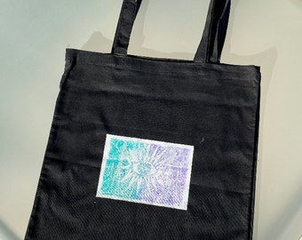 Tote bags - linocut printmaking