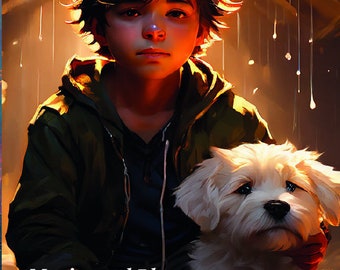 Children's fairy tale, digital product.Maxim and Blaze:The Adventures of a Boy and his Superdog