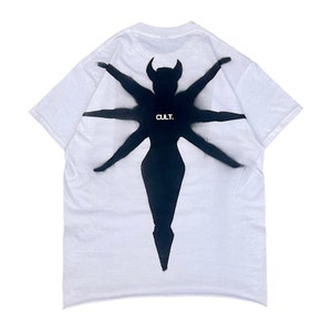 AC4 Boxy-Fit Cropped White T-shirt