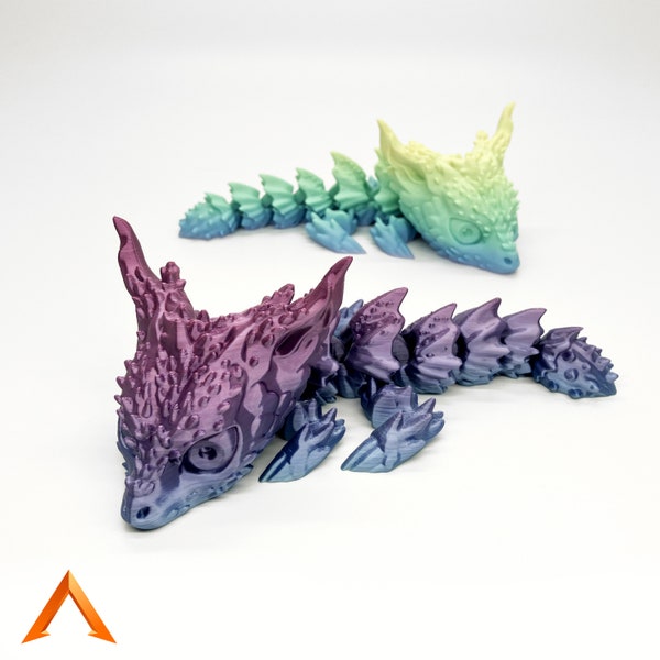 Bébé dragon du désert, jouet articulé imprimé en 3D