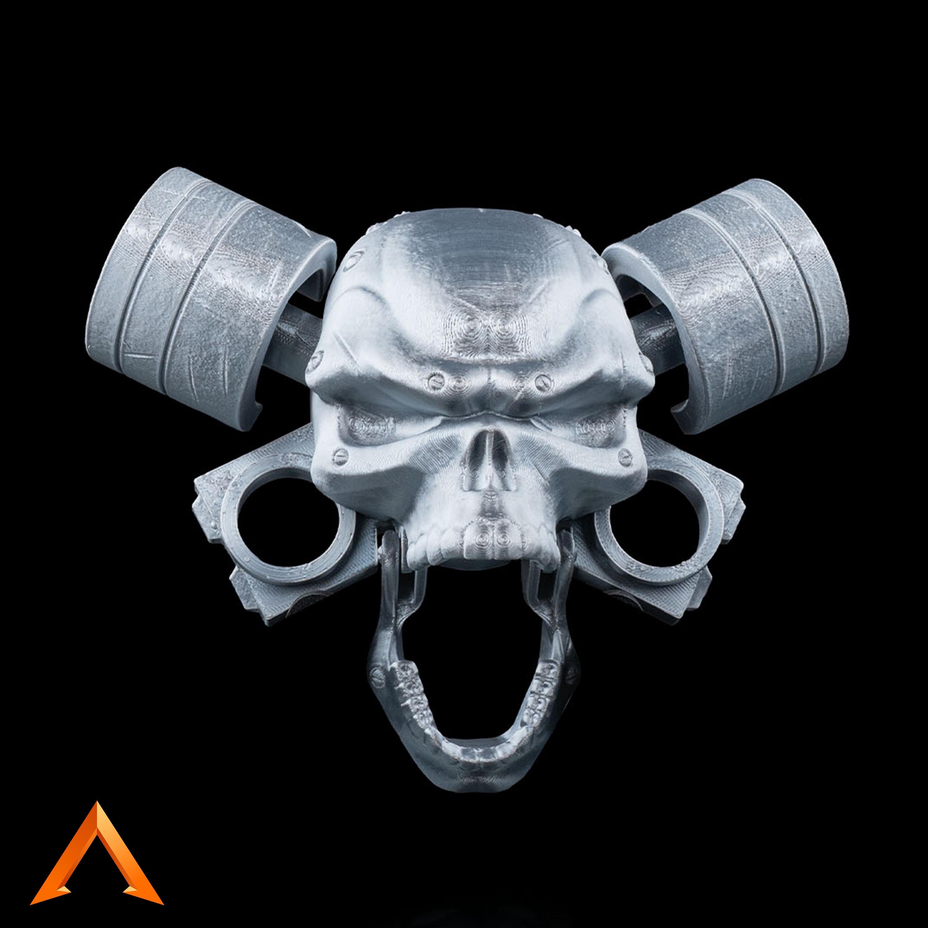 3D Printed Skull Door Knocker & Plunger - Etsy