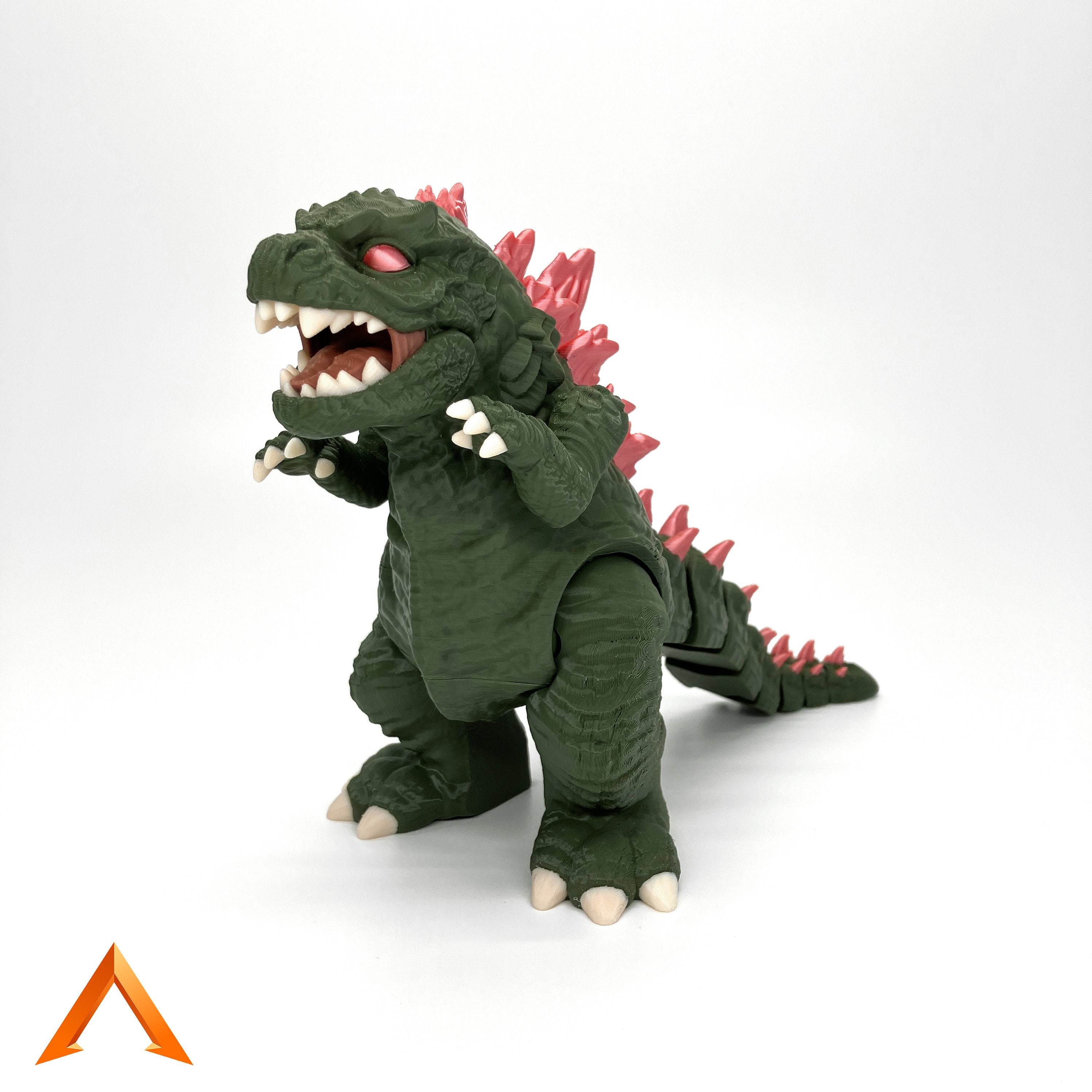 Godzilla 3D Printed Articulated Toy - Etsy