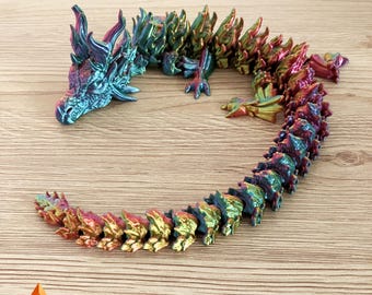 Dragon articulé, Zandhros anti stress imprimé en 3D