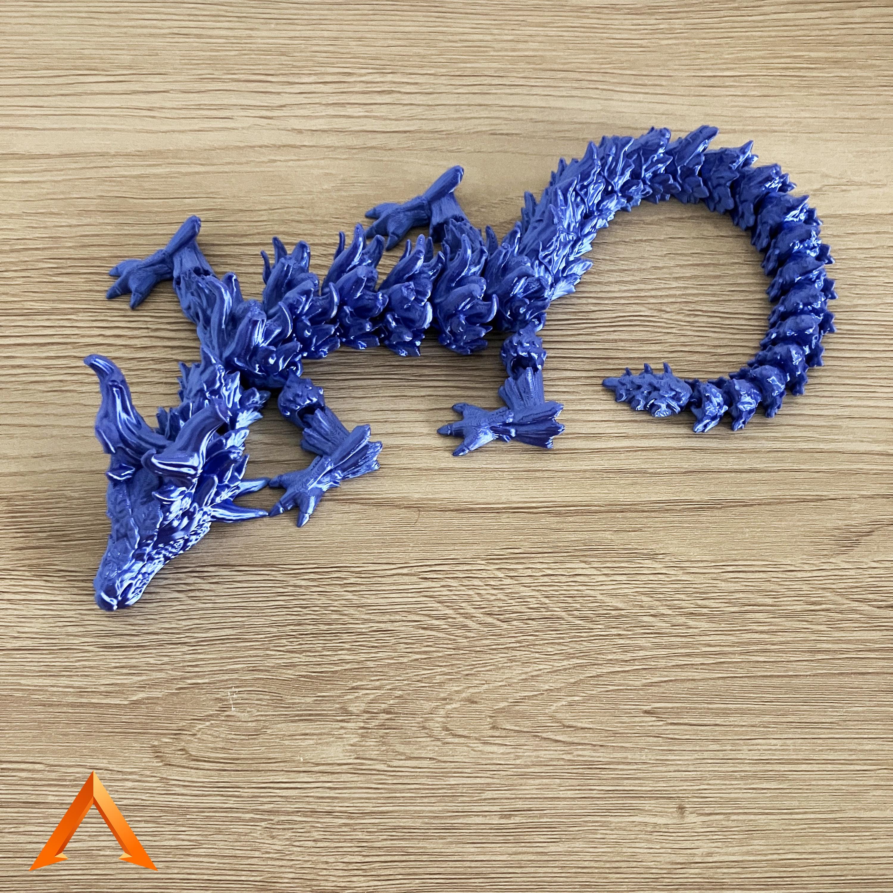 3D Printed Articulated Dragon, Zandhros Anti-stress - Etsy