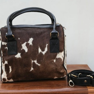 Sac à main en cuir de vachette exotique pour femme