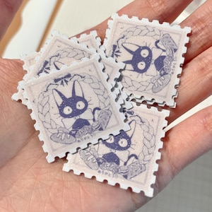 Kiki's Delivery Service Stamp | Glitter Sticker