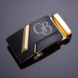 Custom Men&#39;s Belt Buckle, Engraved Initials Buckle, Personalized Anniversary Gift for Boyfriend, Custom Belt Gift for Dad, Birthday Gift