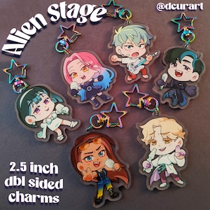 Alien Stage Dbl Sided Charms