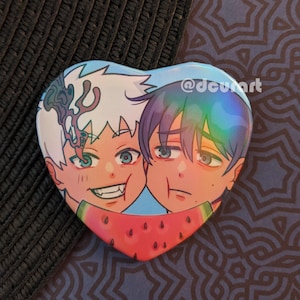 TSHD | Holo Heart Button Badge